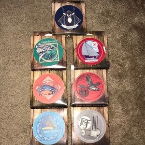 Fripp and Folly coasters
